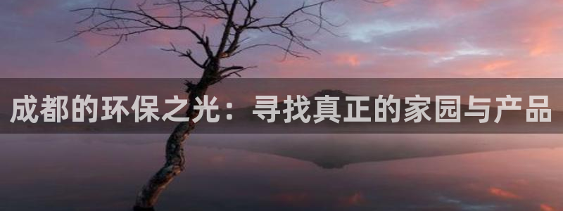 杏耀平台官方网站：成都的环保之光：寻找真正的家园与产品