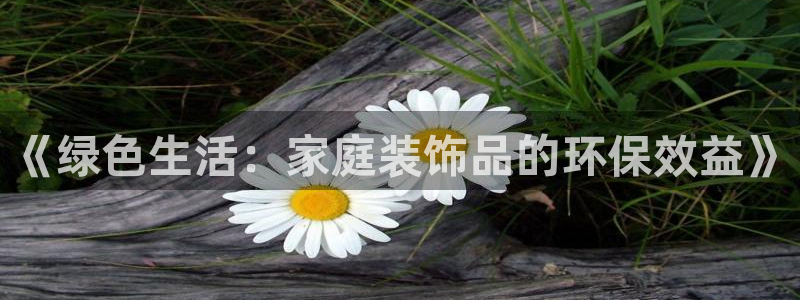 杏耀平台正规么：《绿色生活：家庭装饰品的环保效益》