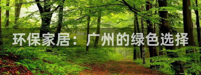 杏耀测速娱乐：环保家居：广州的绿色选择