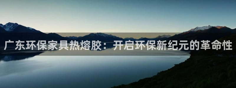 杏耀客户端登陆：广东环保家具热熔胶：开启环保新纪元的革命性