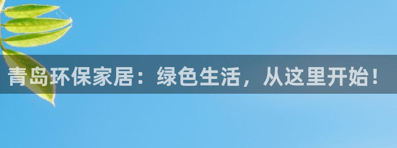 杏耀线路测速登录中心：青岛环保家居：绿色生活，从这里开始！