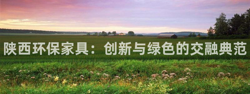 杏耀平台指定：陕西环保家具：创新与绿色的交融典范